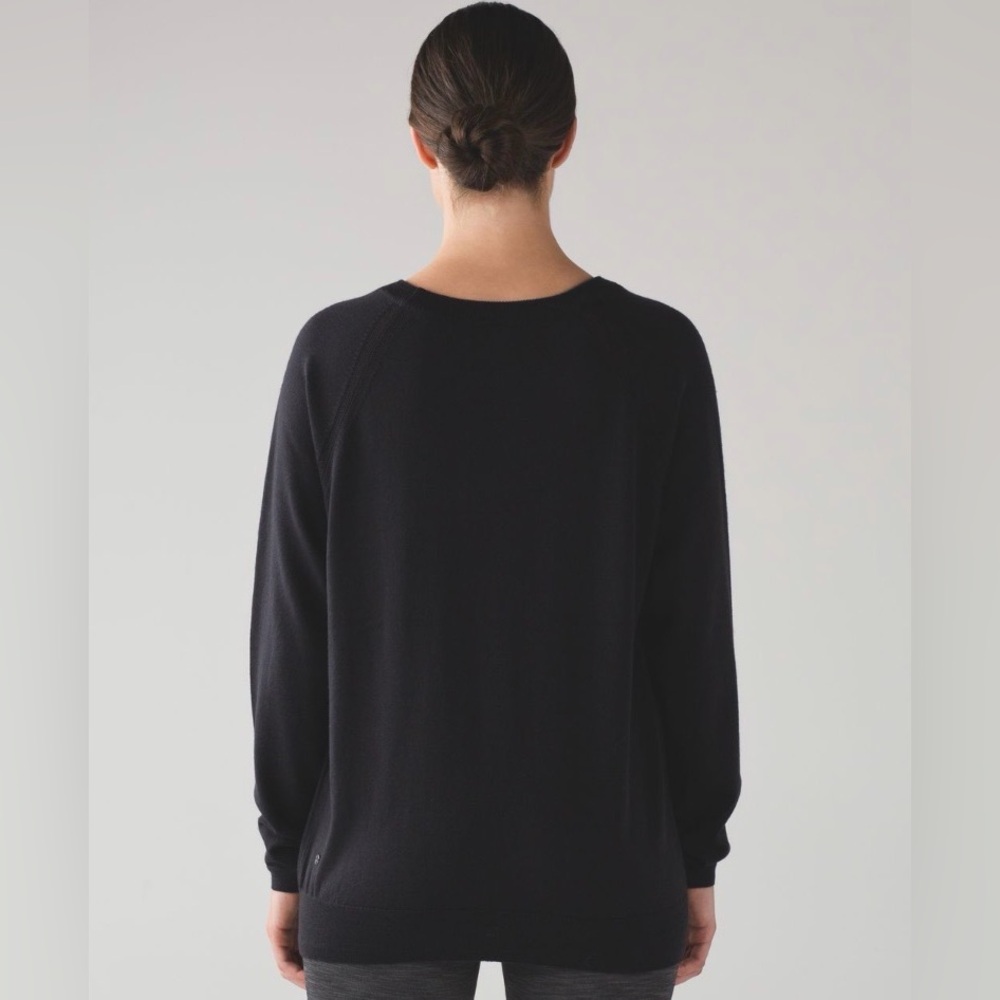 Lululemon Rising Salutation Sweater Black - Picture 2 of 4